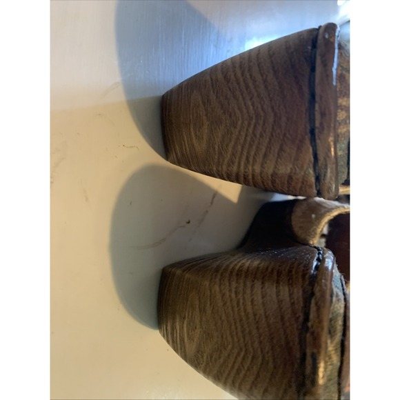 Born HandCrafted Footwear Weave Wedge Platform Raffia Sandals Slides Sz 9 - Picture 3 of 12